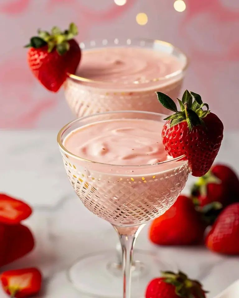 Strawberries and Cream Martini
