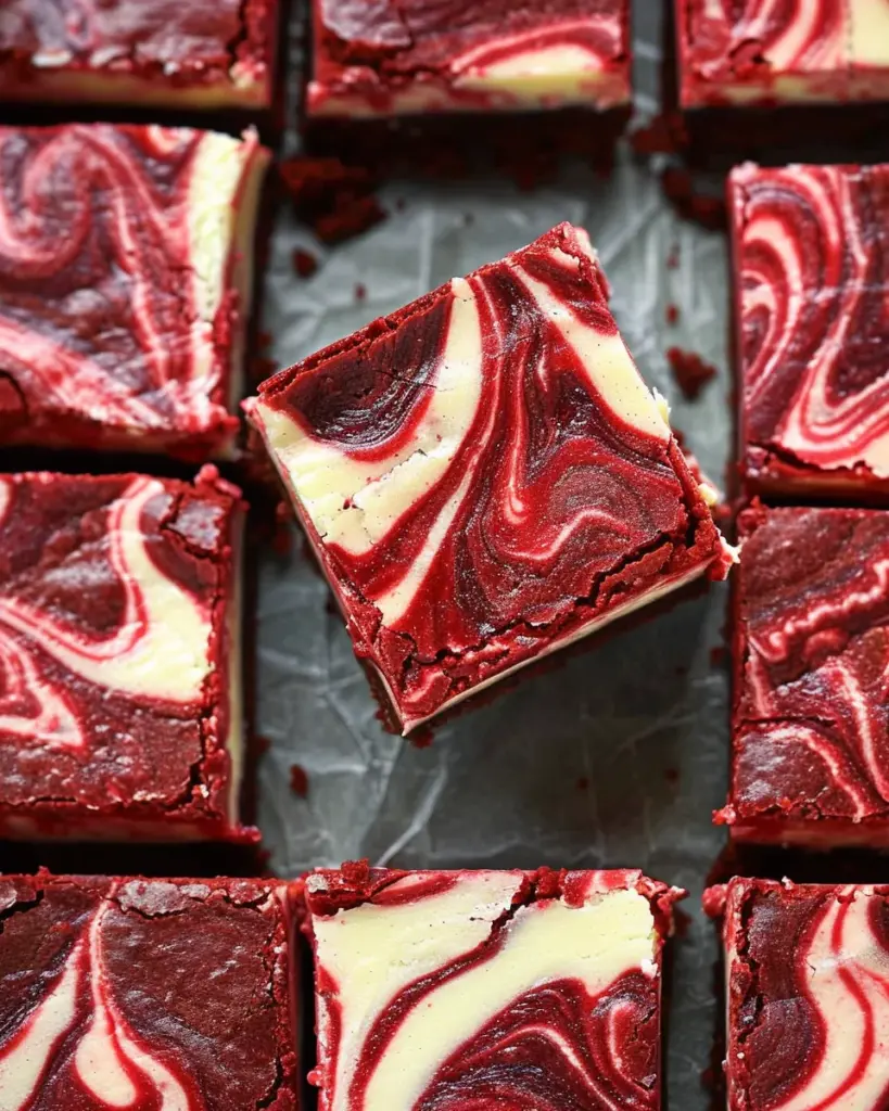 Red Velvet Cheesecake Brownies