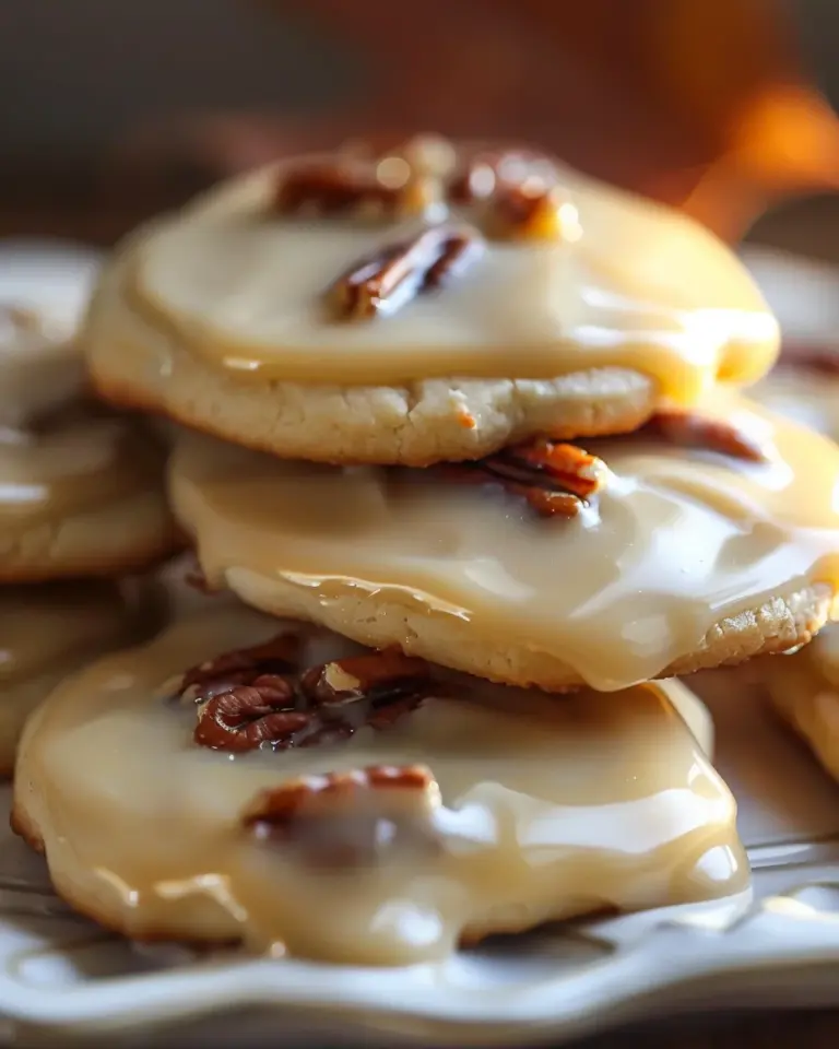 Maple Cookies With Maple Icing