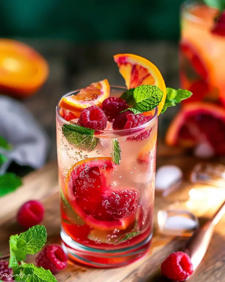 Blood Orange And Raspberry Mojito Recipe