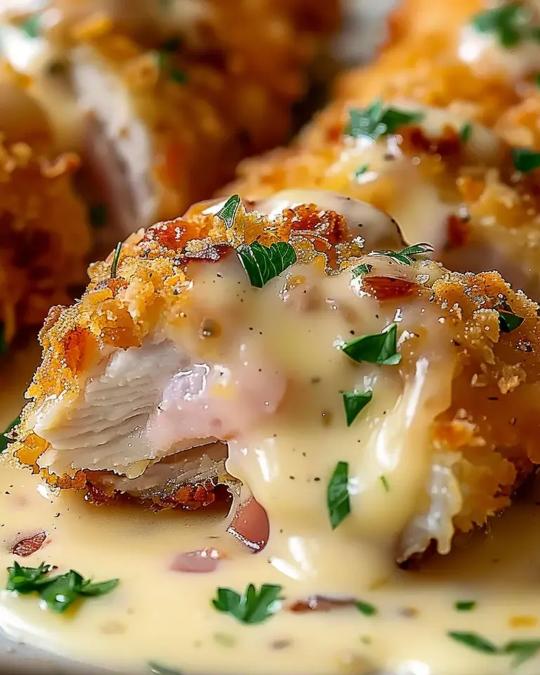 Deliciously Creamy Chicken Cordon Bleu