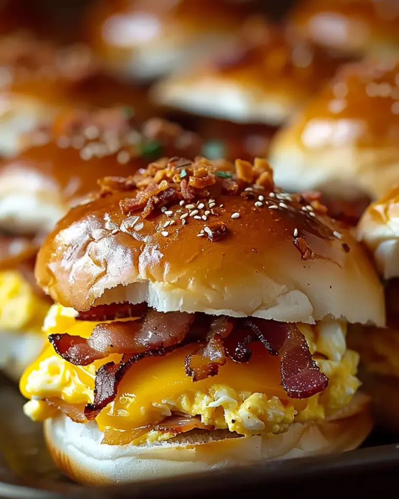 Breakfast Sliders: Bacon, Egg, and Cheese Recipe