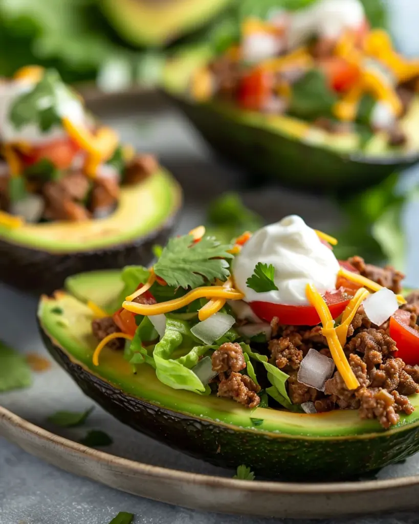 Taco Stuffed Avocados