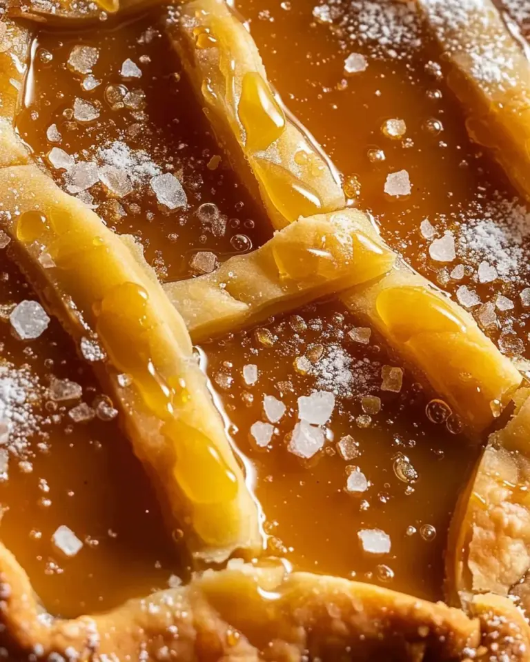 Salted Whiskey Honey Pie