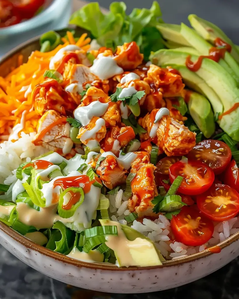 Buffalo Chicken Protein Bowl