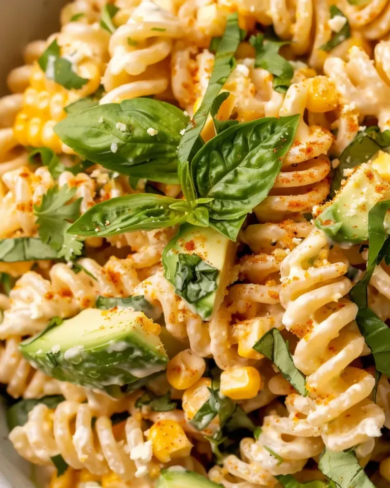 Creamy Street Corn Pasta Salad