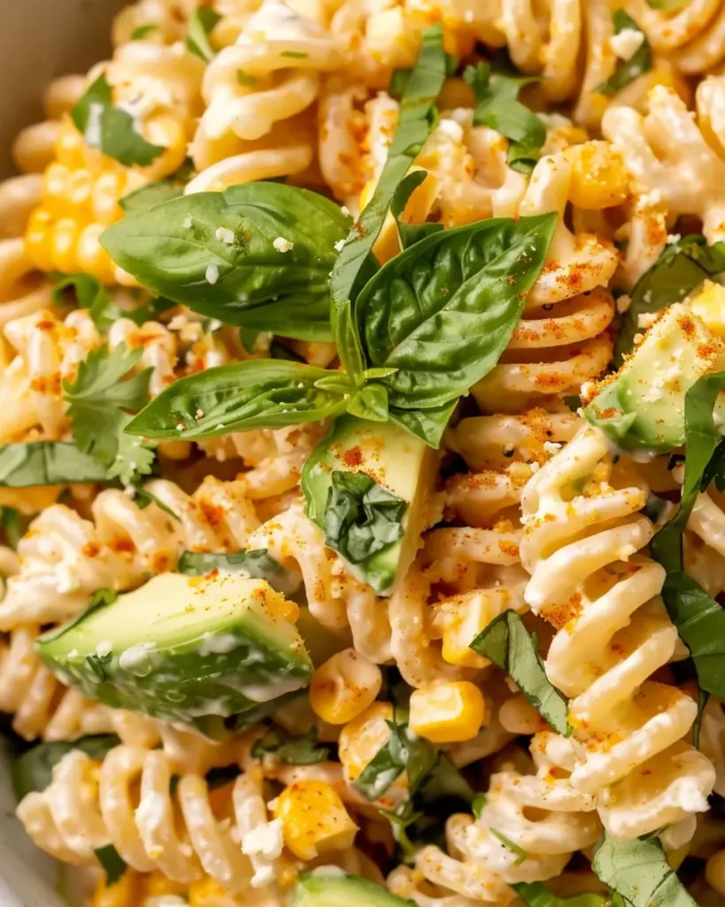 Creamy Street Corn Pasta Salad