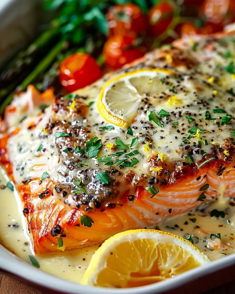 Baked Boursin Salmon – Creamy, Flavorful & Perfectly Baked