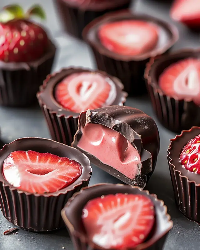 Strawberry Cream Chocolates