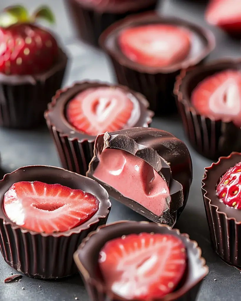 Strawberry Cream Chocolates