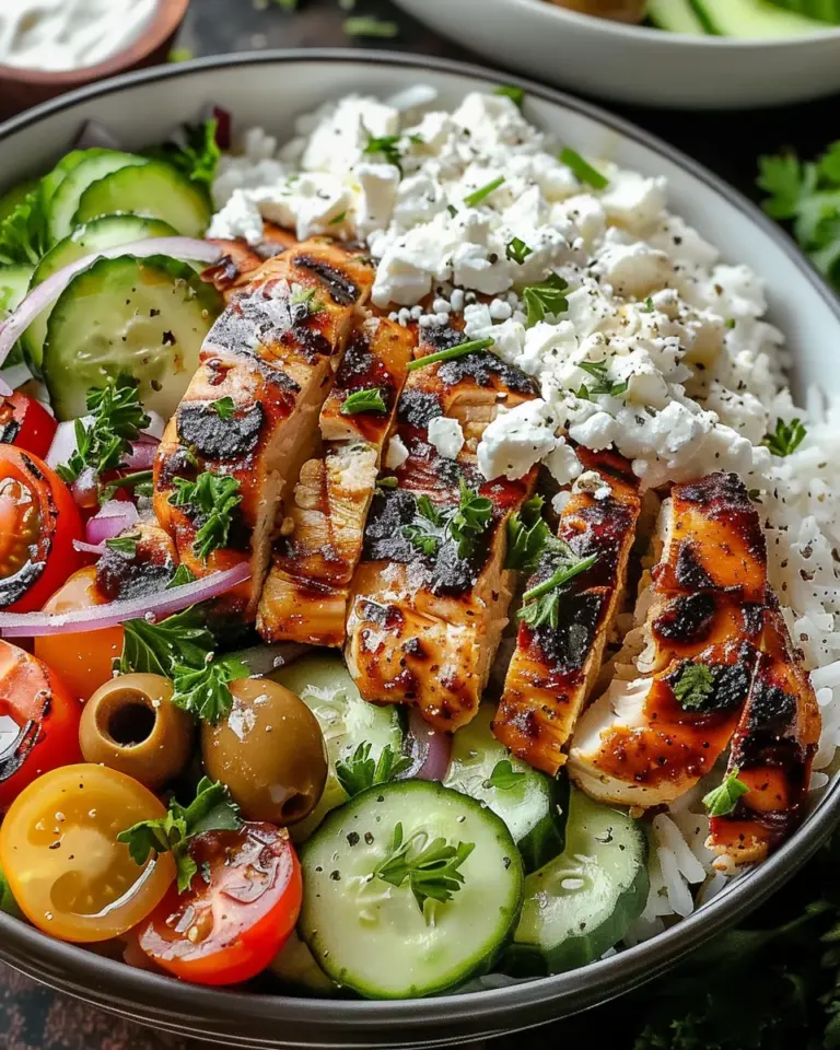 Delicious Greek Chicken Gyro Bowls for Quick Weeknight Dinners