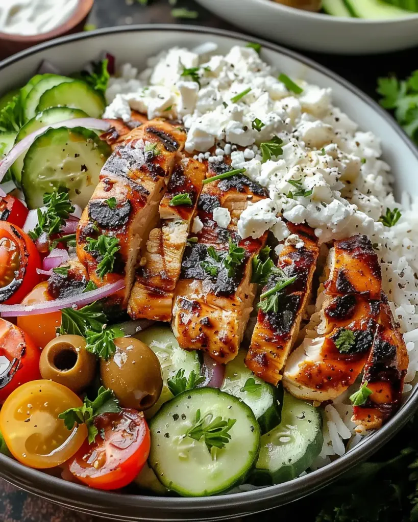 Delicious Greek Chicken Gyro Bowls for Quick Weeknight Dinners