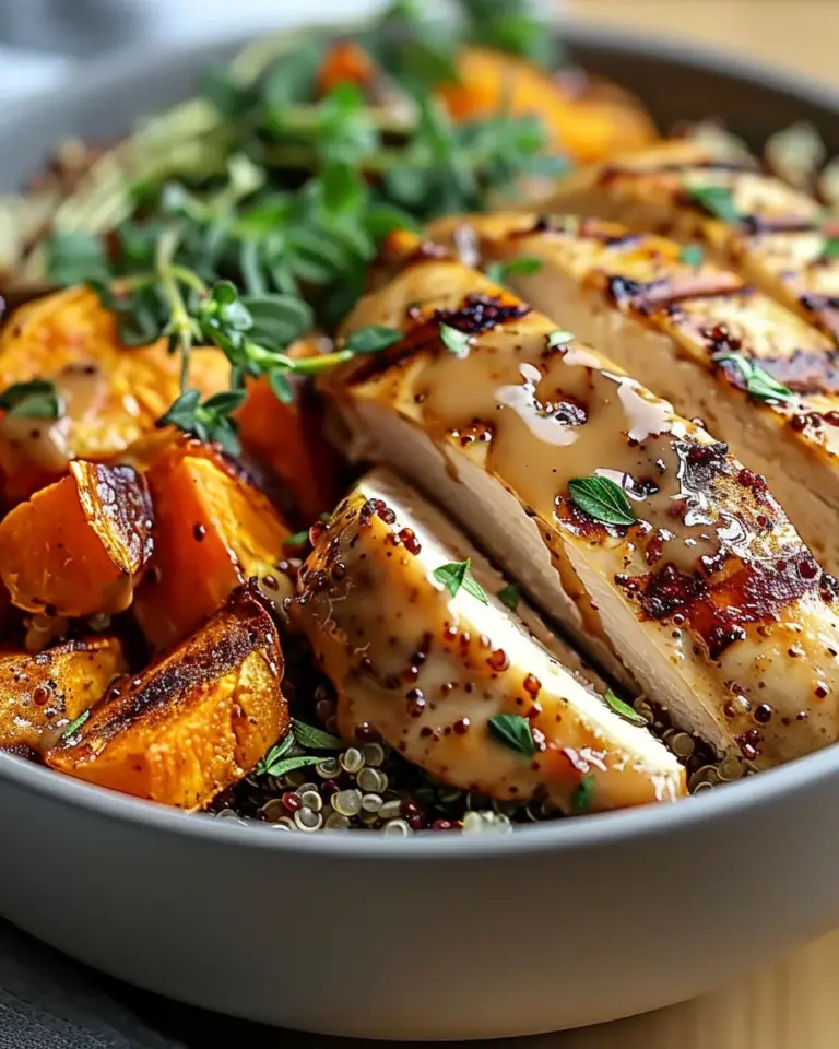 Maple Dijon Chicken & Sweet Potato Bowls That Comfort Your Soul