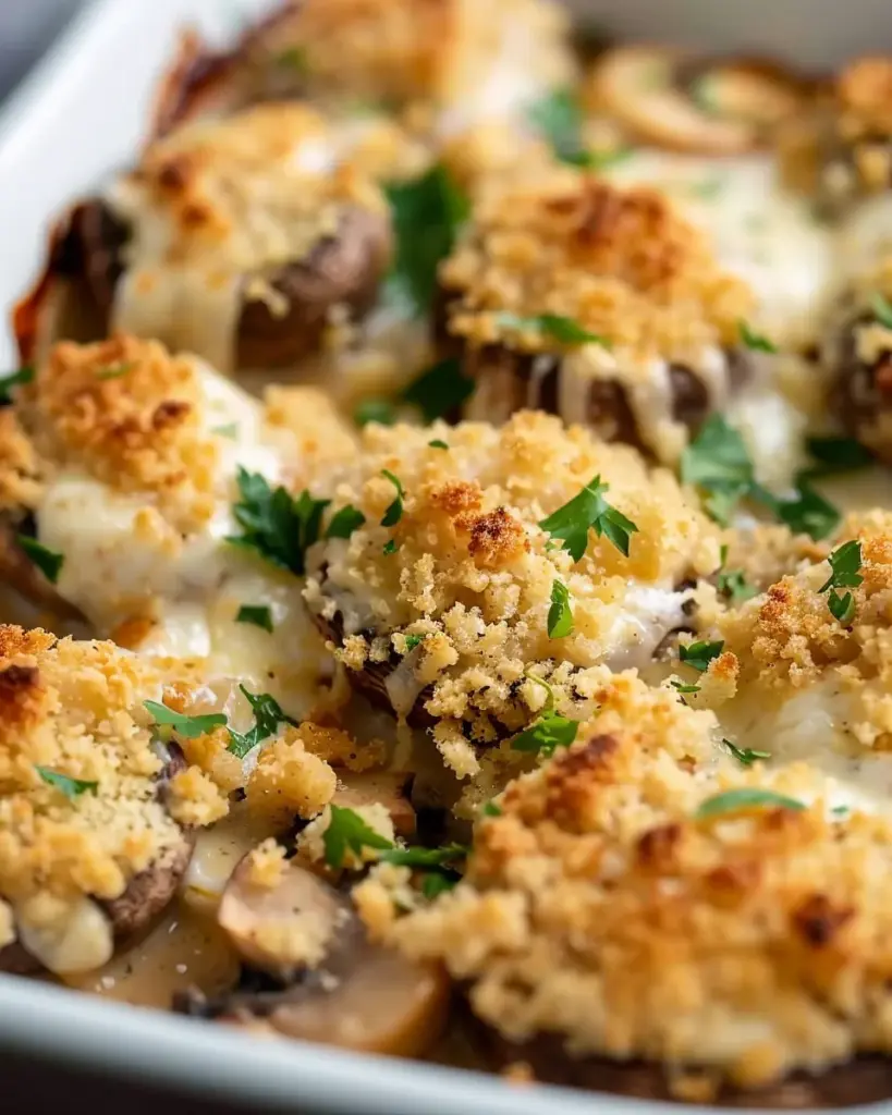 Stuffed Mushroom Casserole