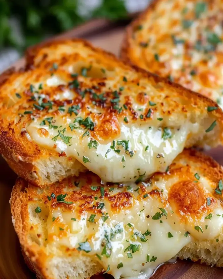 Garlic Bread Grilled Cheese