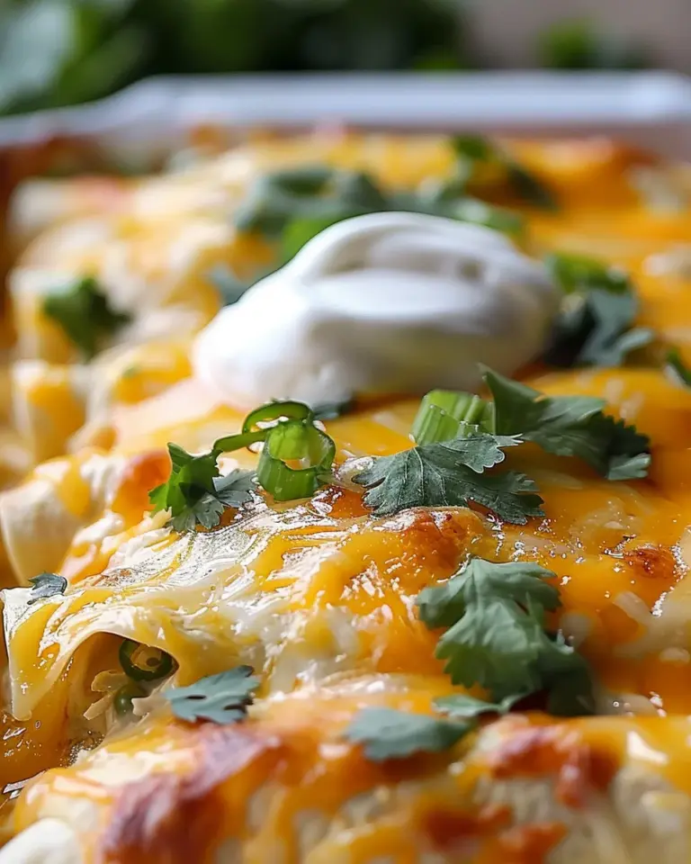 Savor Easy Green Chile Chicken Enchilada Casserole Tonight