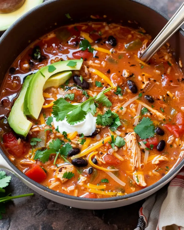 Chicken Tomato Rice Soup