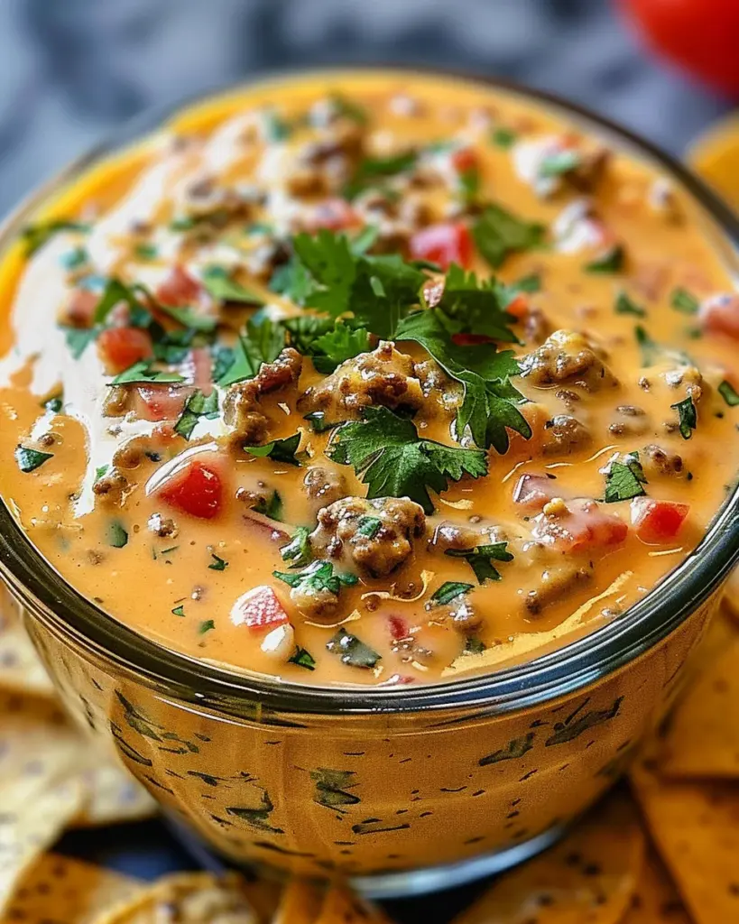 Cheesy Rotel Ranch Queso