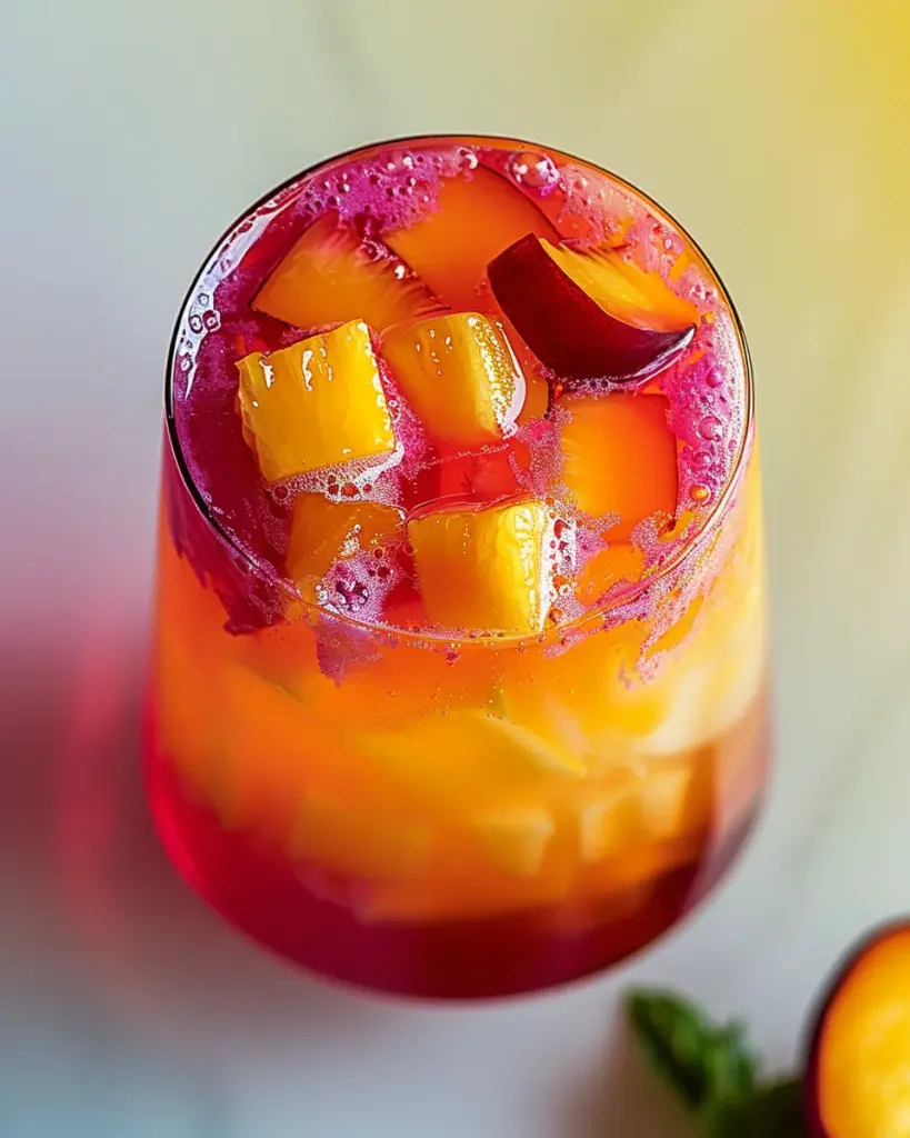 Peach Hibiscus Sunset Tea