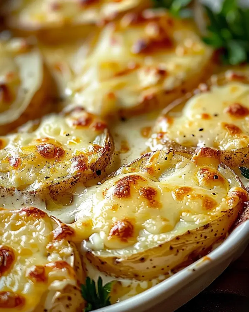 Pommes de Terre Gratinées au Fromage