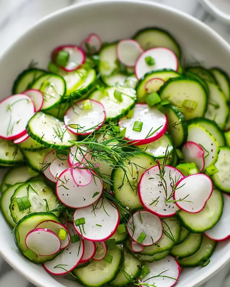 Cucumber Radish Salad
