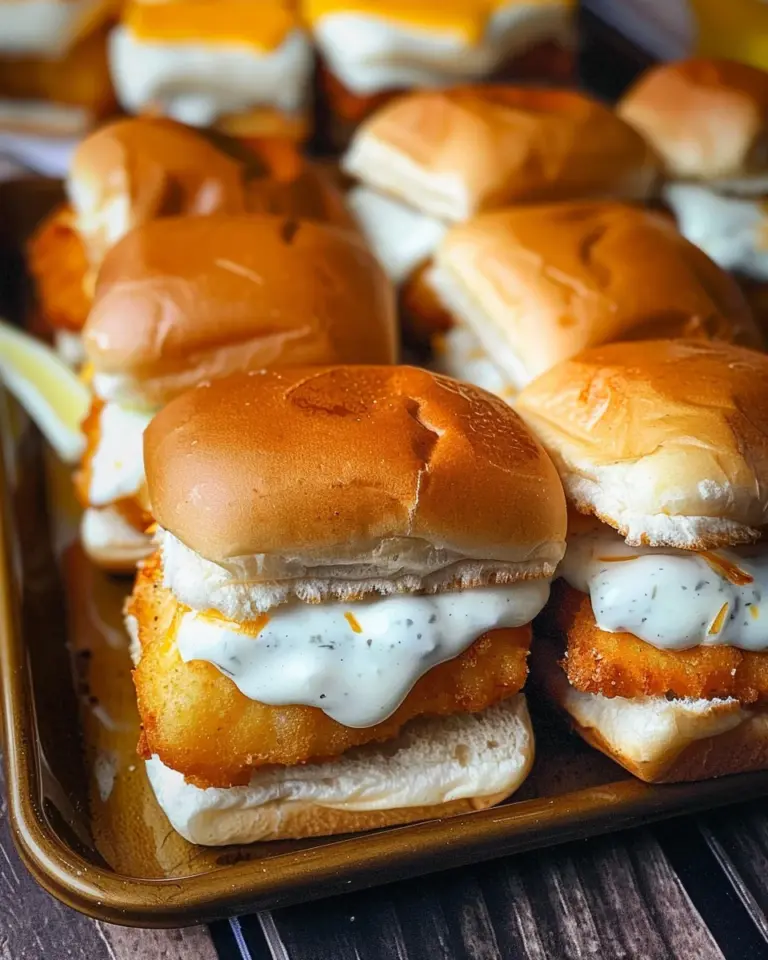 Filet-O-Fish Sliders (Fish Burger Sliders)