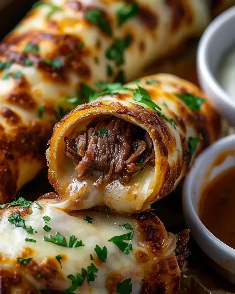 Crispy French Dip Tortilla Roll Ups for Ultimate Comfort Food