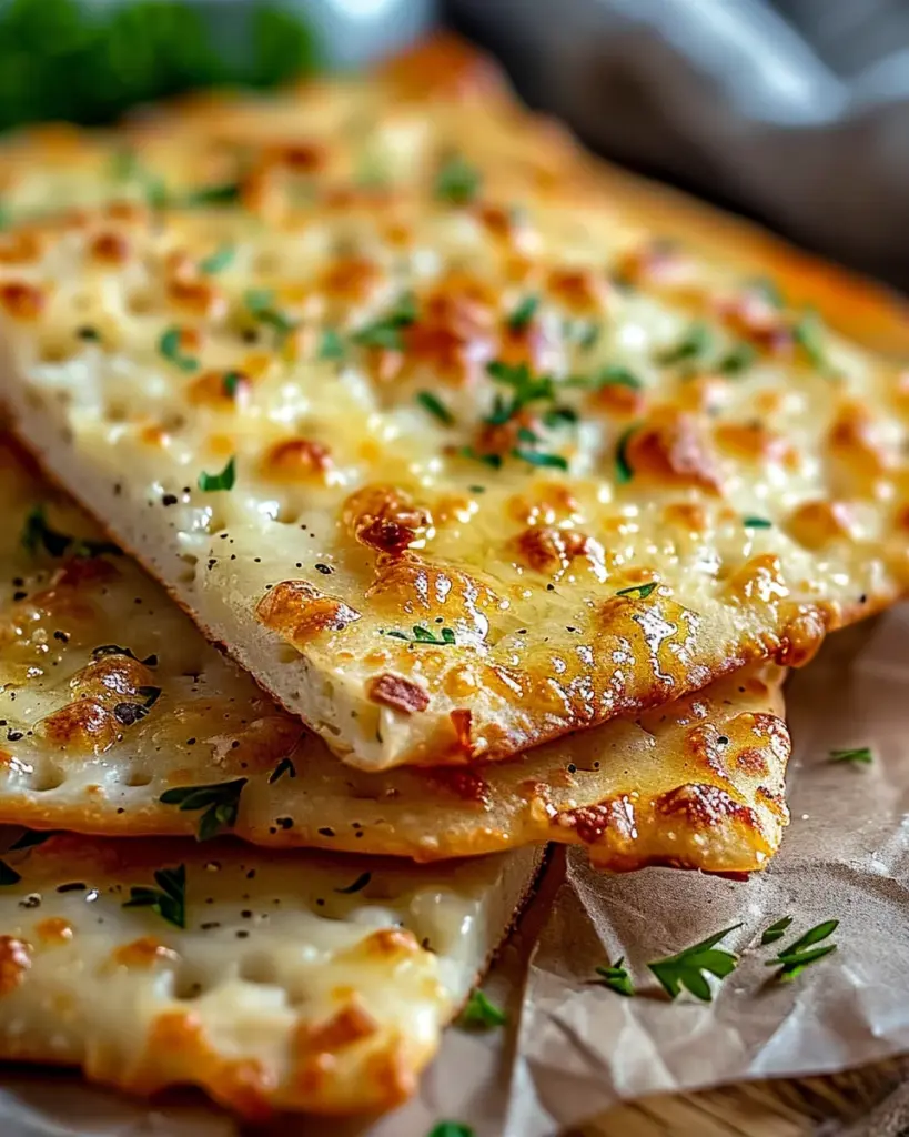 Low-Carb Garlic Keto Flatbread: Simple, Delicious, and Guilt-Free
