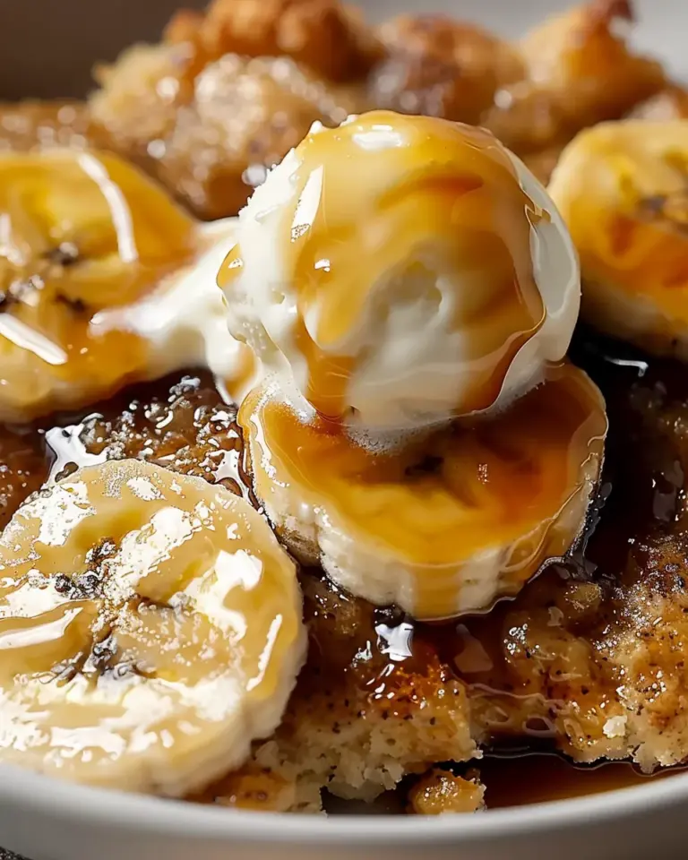 Bananas Foster Cobbler