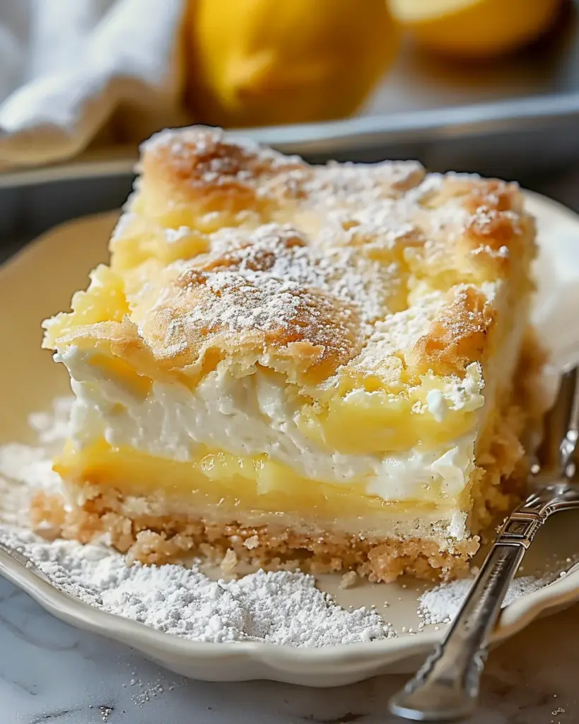 Lemon Cream Cheese Dump Cake