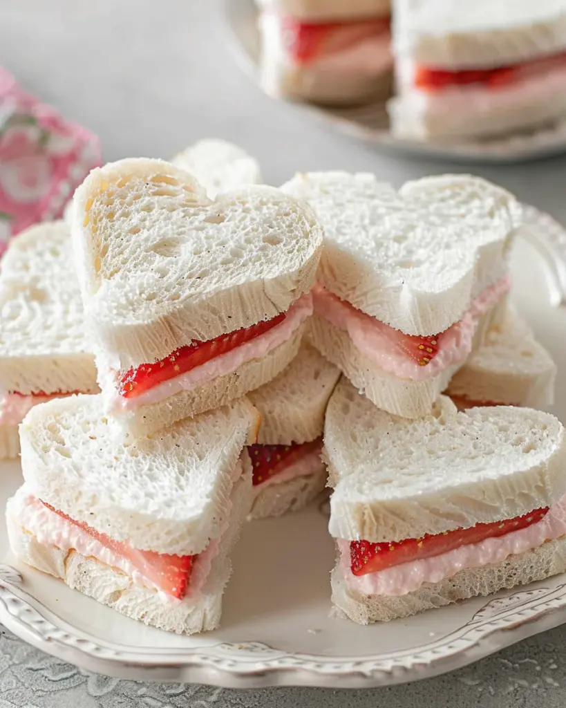 Heart Tea Sandwiches