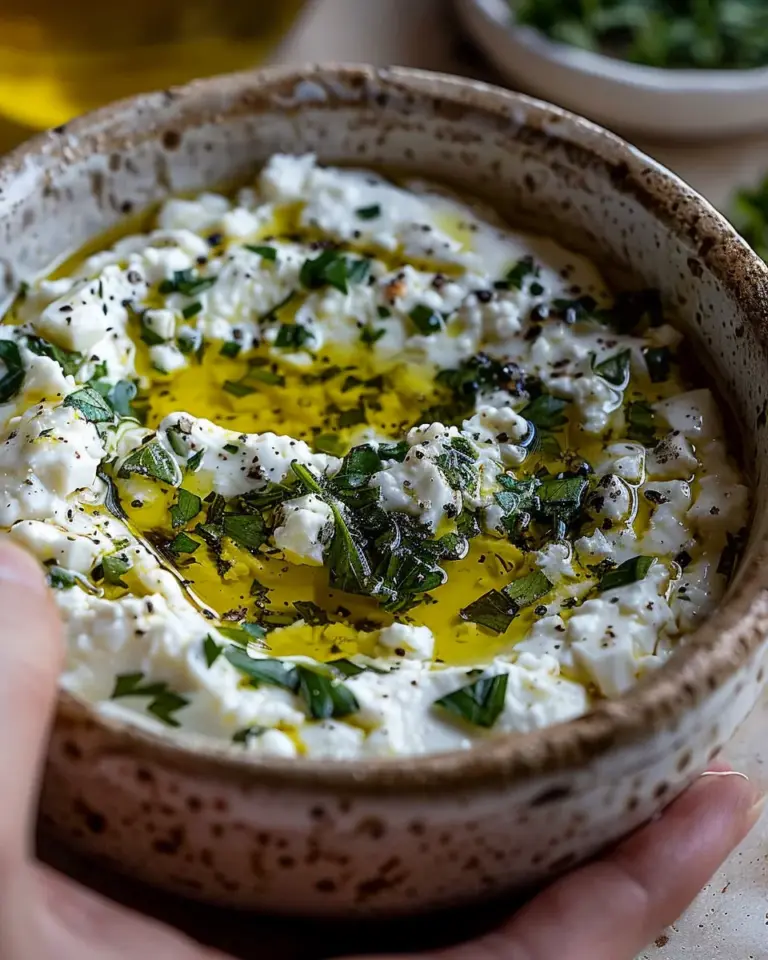 Herb and Feta Olive Oil Dip