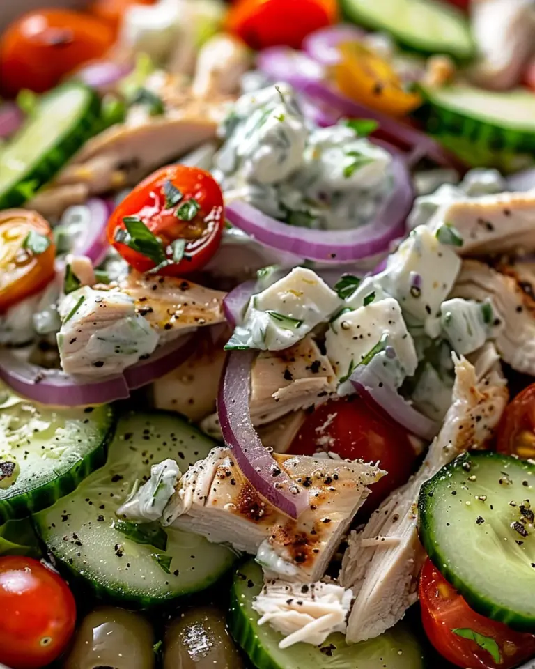 TZATZIKI CHICKEN SALAD: Discover a Refreshing Delight!
