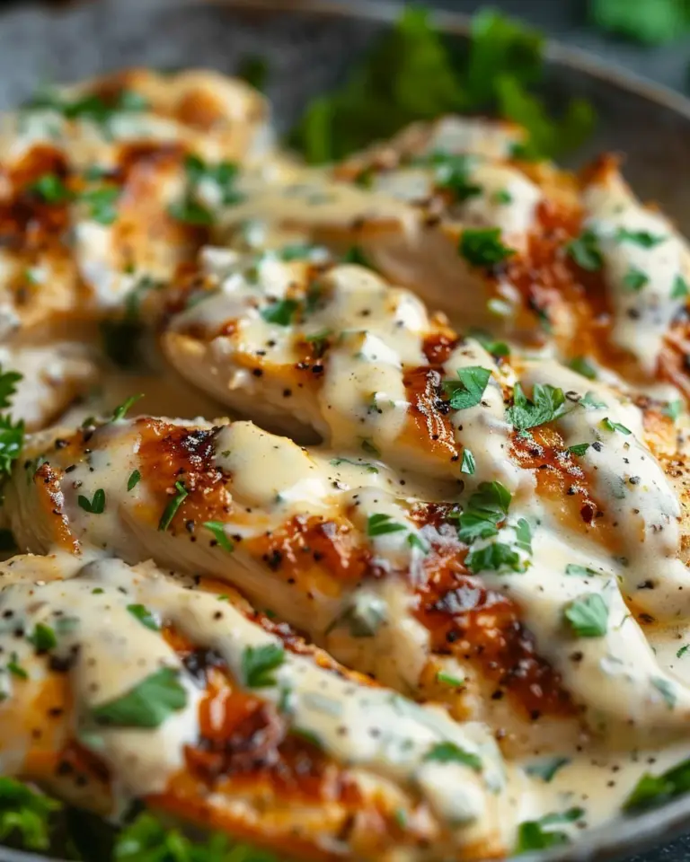 Melt-In-Your-Mouth Caesar Chicken