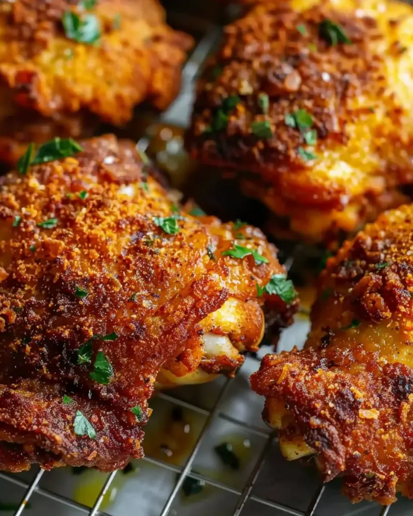Extra Crispy Irish Oven-Fried Chicken Thighs