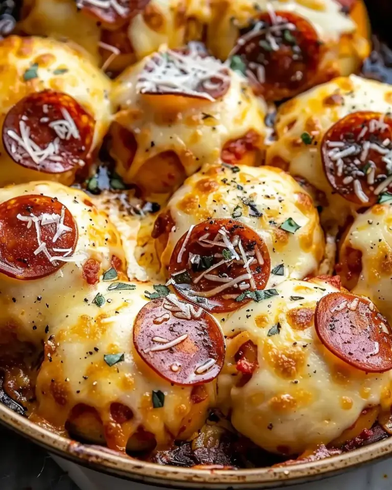 Cheesy Pepperoni Pizza Bombs