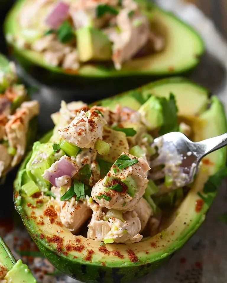 Chicken Salad Stuffed Avocado Recipe