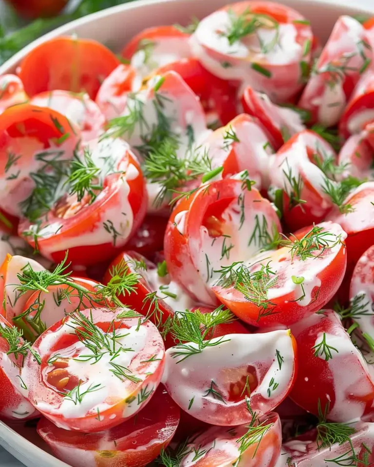Tomato Garlic Salad