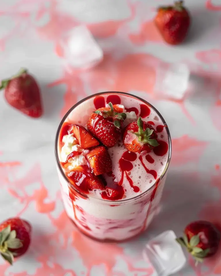 Korean Strawberry Milk