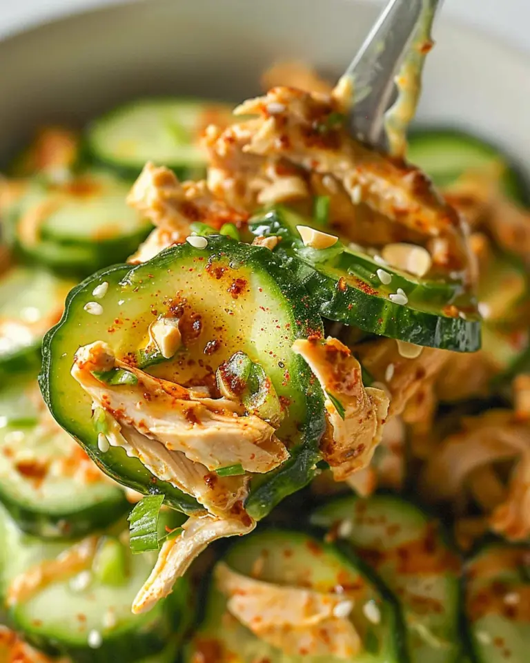 Thai Cucumber Salad with Chicken