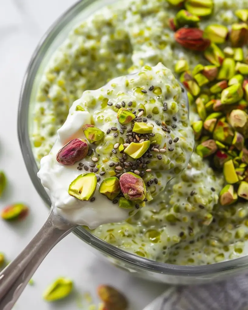 Pistachio Overnight Oats