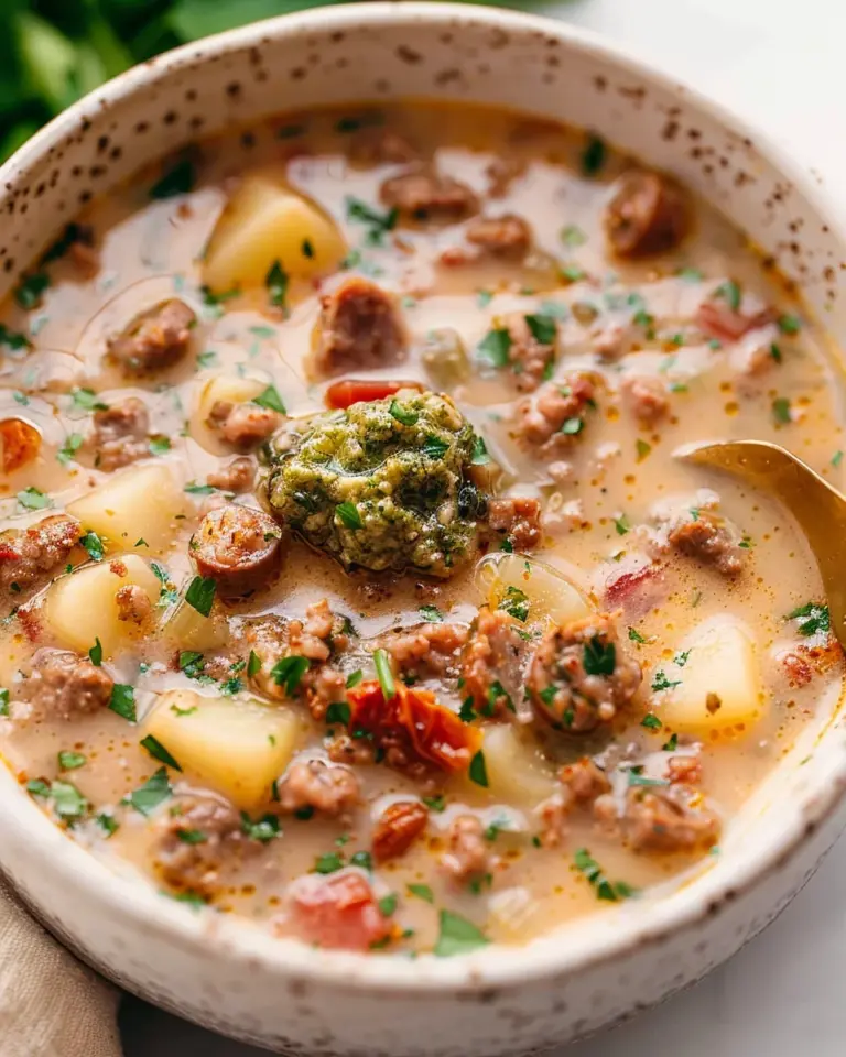 Tuscan Sausage and Potato Soup
