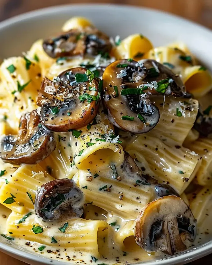 Gorgonzola Truffle Cream Mushrooms