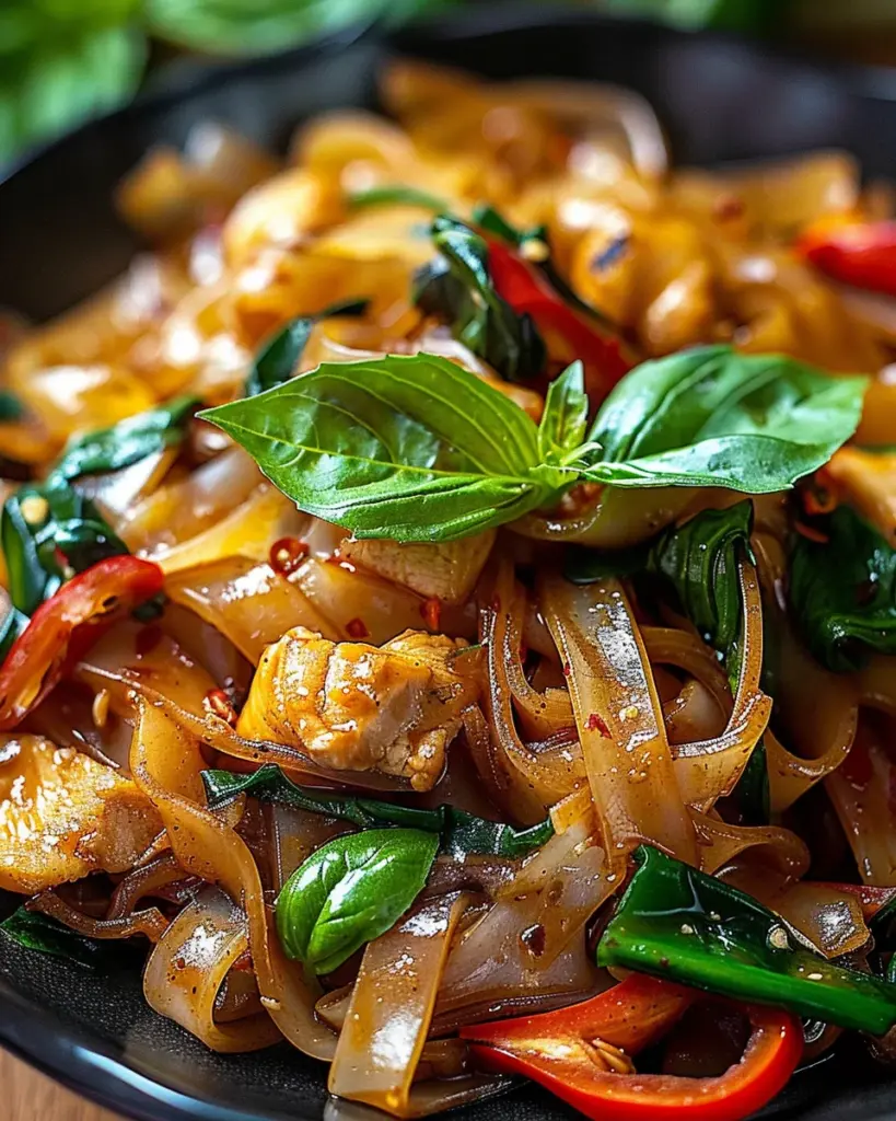 Street Style Thai Drunken Noodles: The Ultimate Amazing Recipe