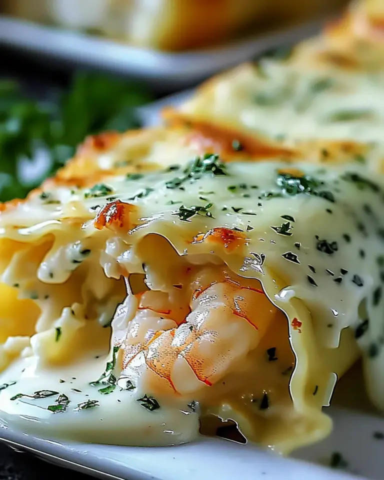 Shrimp & Crab Alfredo Lasagna Roll-Ups: A Cozy Culinary Delight