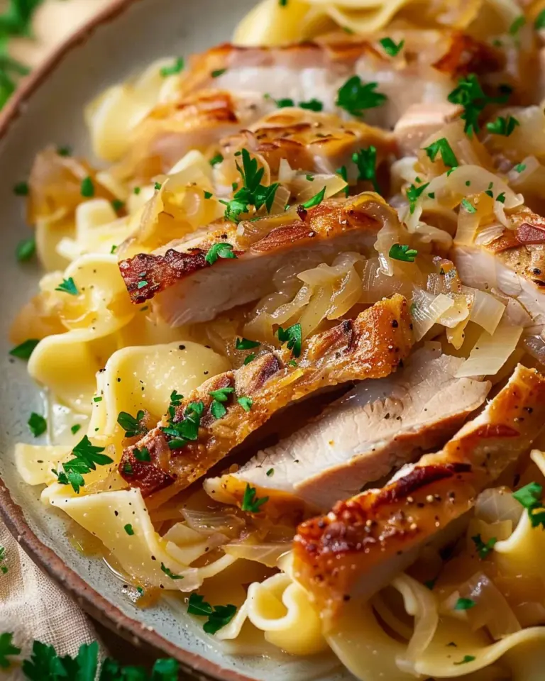Tender Pork Sauerkraut and Noodles – theamazingfood