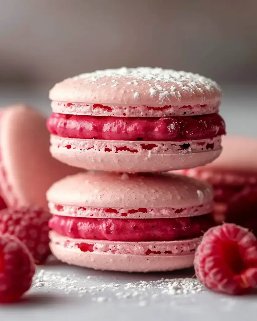 Raspberry Macarons Recipe
