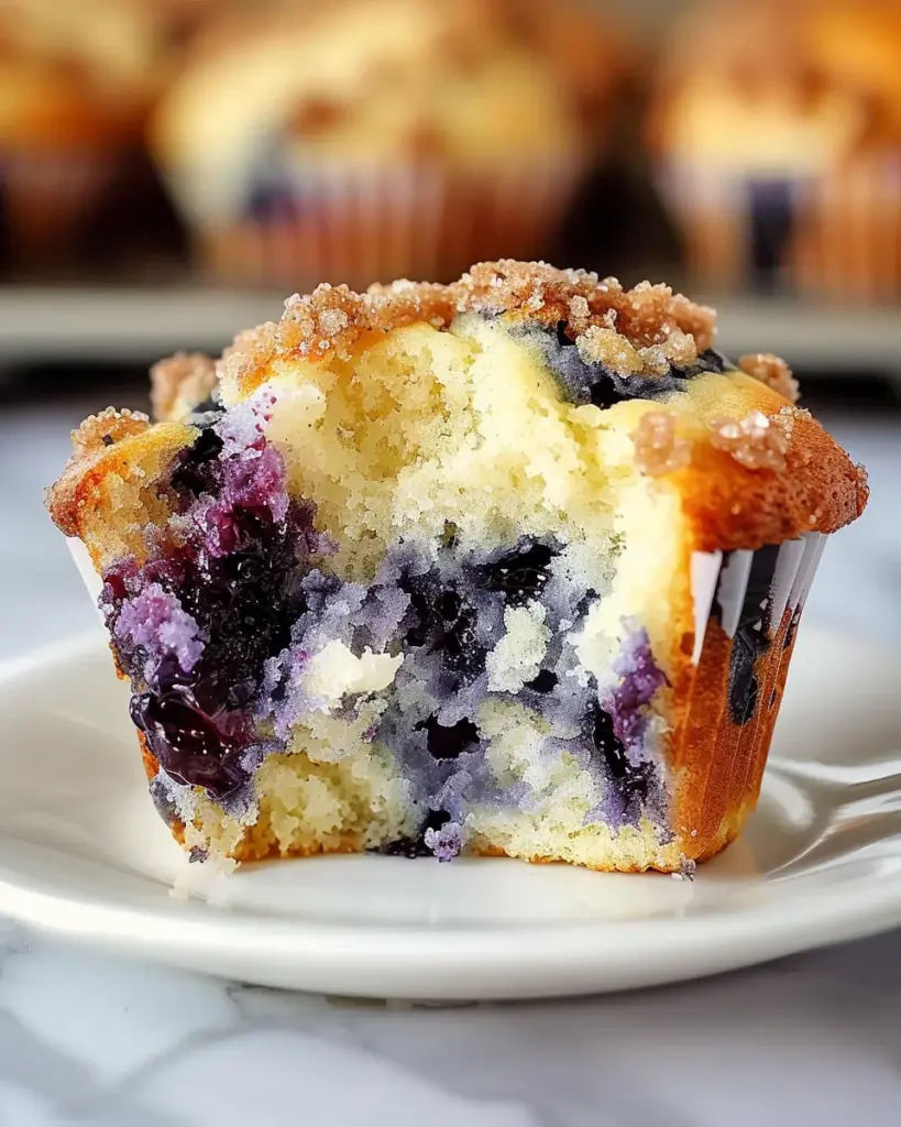 Delicious Blueberry Cream Cheese Muffins