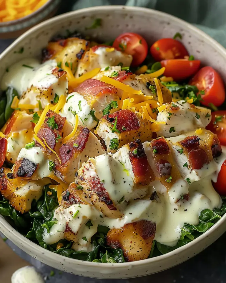 Irresistible Chicken Bacon Ranch Keto Bowls in 40 Minutes