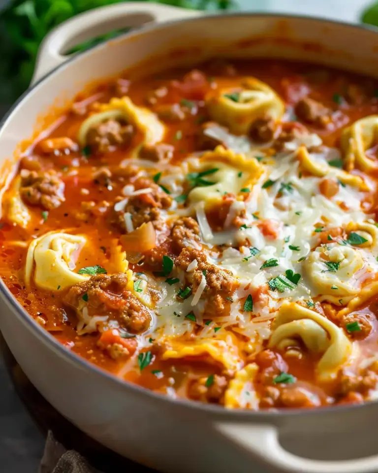 Homemade Lasagna Soup with Tortellini – Alrightwithme